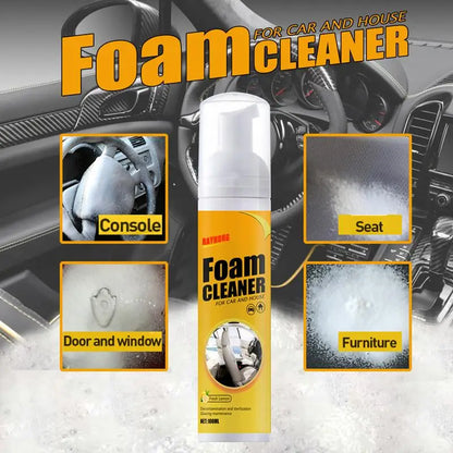 Multi-Purpose Foam Cleaner Spray for Car & Home Deep Cleaning Leather Seat Kitchen Bathroom Stain Remover Degreaser