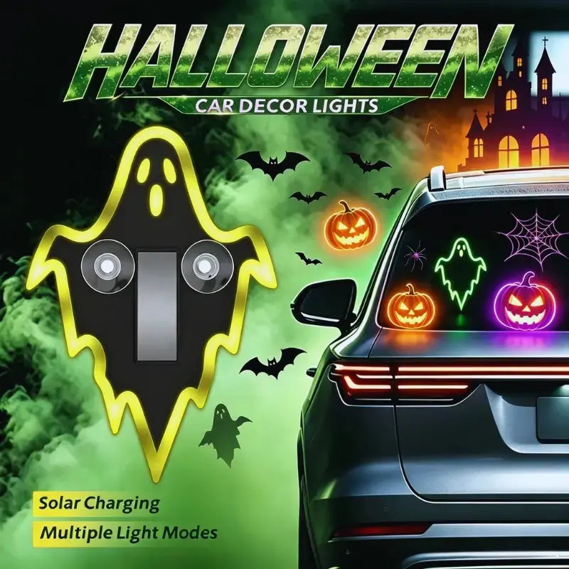 Joytutus Solar-Powered Wireless LED Neon Car Atmosphere Lamp - Triangular Heart Shape C-Pillar Interior Lighting, Eco-Friendly Modern Auto Accessory, Girly Car Accessory, Girly Car Accessorieshalloween-Appropriate Gift