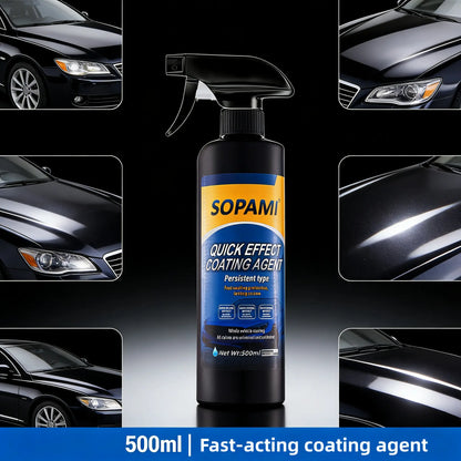 SOPAMI Automotive Protective Coating Spray - DIY Car Care Liquid for Cars, Dust-Proof, Glaze Finish, Long-Lasting Shine, Paint Restoration, Washing Maintenance Solution with Lasting Paint Coat