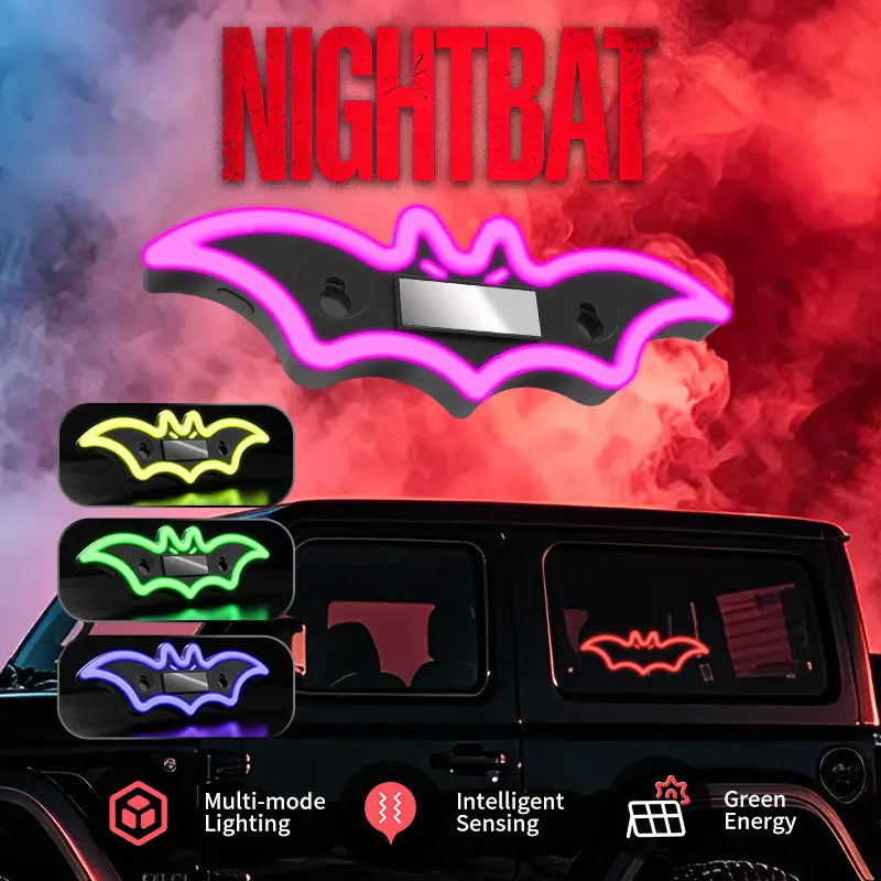 Joytutus Solar-Powered Wireless LED Neon Car Atmosphere Lamp - Triangular Heart Shape C-Pillar Interior Lighting, Eco-Friendly Modern Auto Accessory, Girly Car Accessory, Girly Car Accessorieshalloween-Appropriate Gift