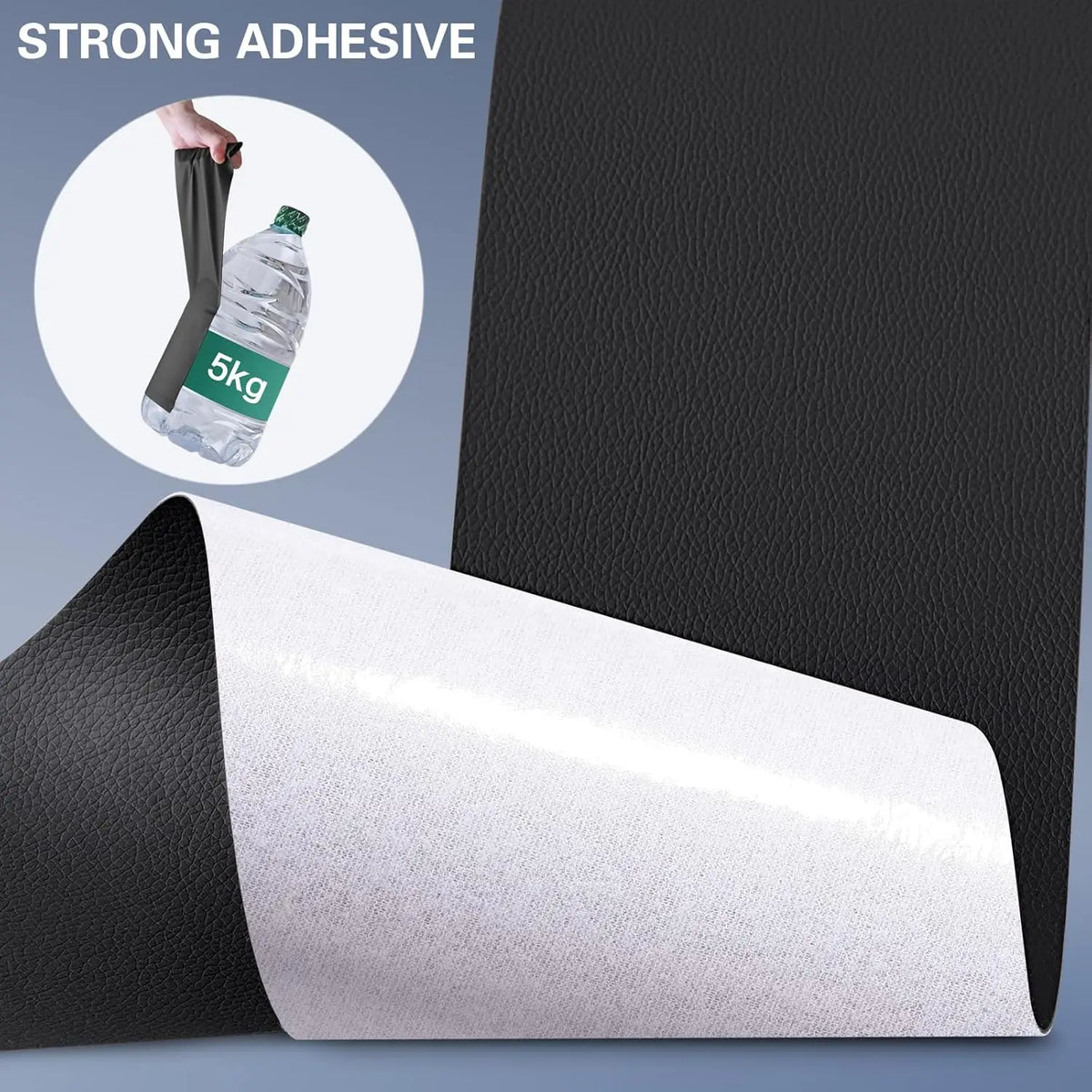 Universal Leather Repair Patch Kit - Self-Adhesive 50X137Cm 1Mm Waterproof Seal Scratch-Resistant Tape, Advanced Adhesive Technology, Instant Fix Solution, Residue-Free Replacement, Fits Sofas & Chairs, Car Seats, Indoor Safe Automotive Accessory