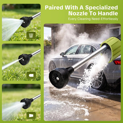 SEESE Car Wash Foam Gun, Foam Cannon for Garden Hose with High Pressure Nozzle & 3 Spray Modes - Suitable for Washing Cars, Trucks, Suvs, Motorcycles, Rvs